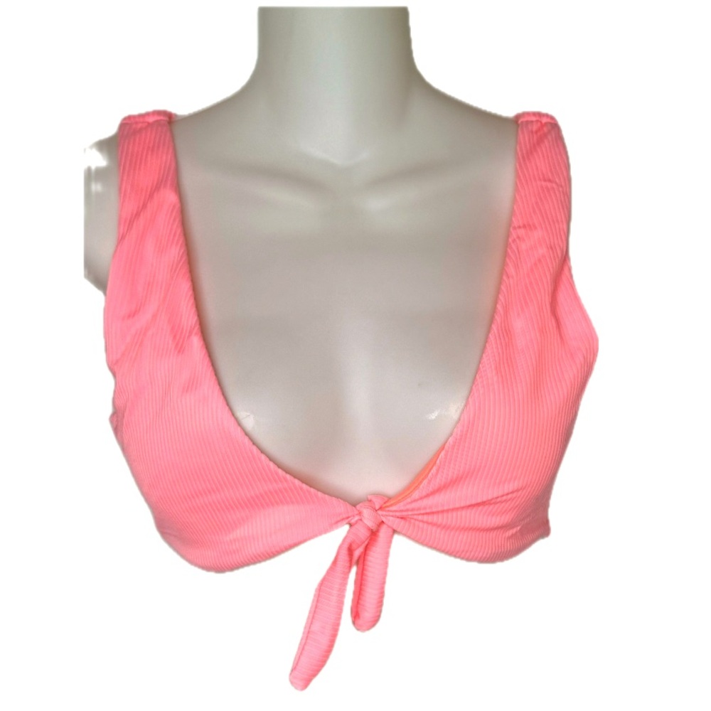 3/$25💥 NoBo Coral Bikini Swimsuit Top Sz L Bin A